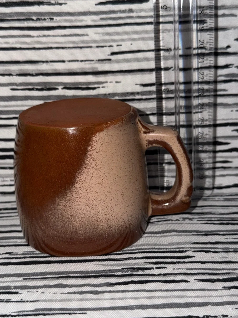 Frank-Oma 5c Handmade Ceramic Mug with Desert Gold / Desert Sand Glaze.